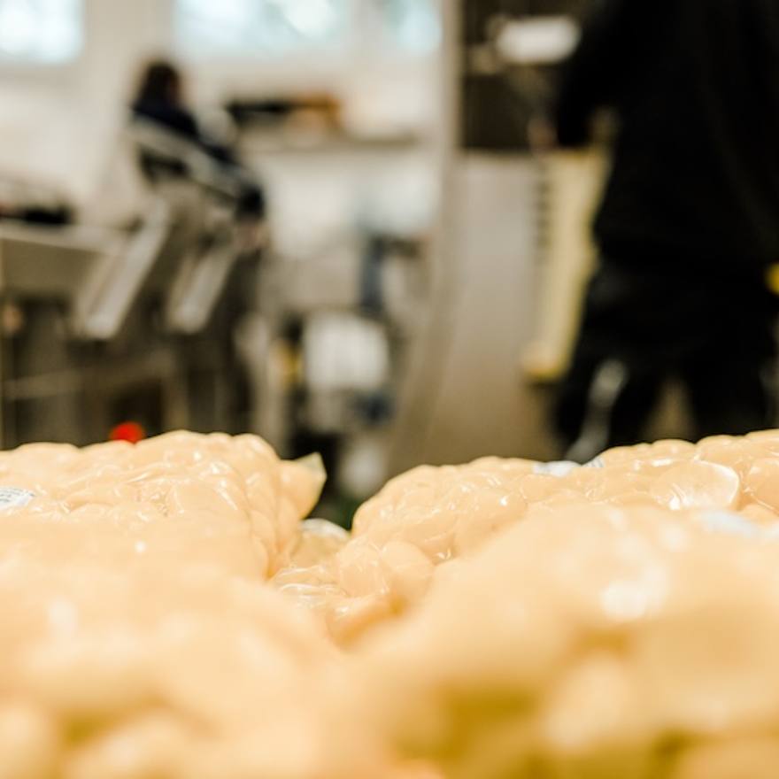 Geschälte Kartoffeln, küchenfertig verpackt